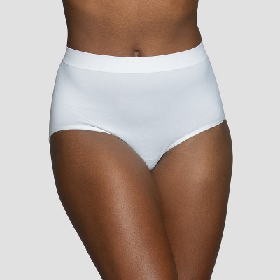 Vanity Fair Radiant ~ Womens Brief Underwear Panties 3-Pair Nylon (F) ~ M/6