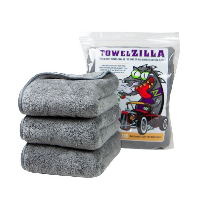 Towelzilla Car Washing Towel - 18x30 - 3 Pack