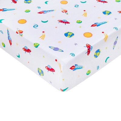 Wildkin Kids Microfiber Fitted Crib Sheet (out Of This World) : Target