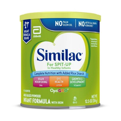 Similac for Spit Up Non-GMO Infant Formula with Iron Powder - 12.5oz