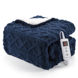 Heated Blanket Throw, Soft Washable Electric Blanket, Heating Blanket for Bedding, With 10 Heat Settings, Fast Heating - 1 of 4