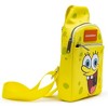 Nickelodeon Bag, Sling, SpongeBob SquarePants Smiling Face Character Close Up Yellow, Bounding, Vegan Leather - 3 of 4