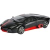 Lamborghini Reventon Matt Black with Red Stripes "Satin Paint" Series 1/24 Diecast Model Car by Motormax - 2 of 4