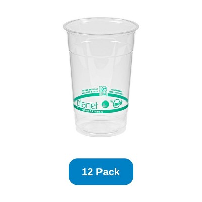 Planet+ 20 oz Cold Cup Corn Plastic - Pack of 12