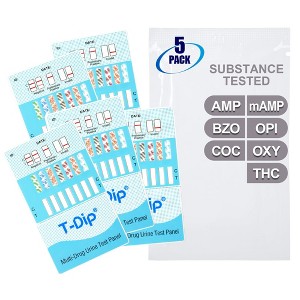 Mintegrity [5pk] 7 Panel Urine Drug Test Card for Home | High Sensitivity Substance Screening Home Detection Urine Dip Card | MT-WDOA-274 - 1 of 4