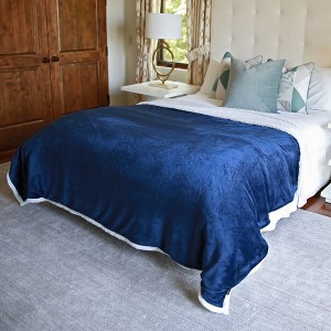 Catalonia Fleece Blanket for Bed, Super Soft Fleece Plush Sofa Couch Blanket, TV Bed Blanket, Comfy Cozy Warm, Caring Gift, 90x90 inch - 1 of 4