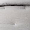 Solid Linen Blend Comforter & Sham Set - Hearth & Hand™ with Magnolia - image 2 of 4