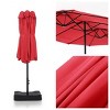 Rectangular Outdoor Patio Market Umbrella with Extra Large Base and Sand Bags - Captiva Designs - 2 of 4