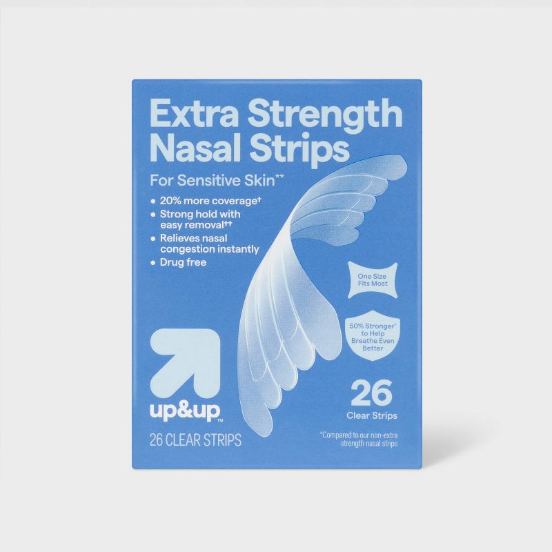 Extra Strength Nasal Strips- 26ct - up &#38; up&#8482;, 1 of 4
