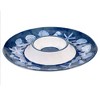 3pc Melamine Oceanic Hostess Set Blue - Certified International - 2 of 4