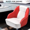 Garvee Pontoon Boat Seat,Captain Bucket Seat With Thickened Sponge Padding,Boat Captains Chairs for Fishing Boat, Sightseeing Boat, Speedboat, Canoe - 2 of 4