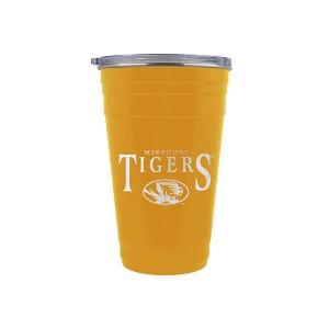 NCAA Missouri Tigers Tailgater Tumbler - 22oz: Stainless Steel, Acrylic Lid - 1 of 2