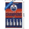 Trends International NHL Edmonton Oilers - Champions 23 Framed Wall Poster Prints - 3 of 4