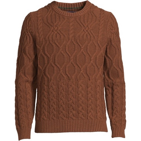 Lands end cable on sale sweater