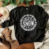 Simply Sage Market Women's Graphic Sweatshirt Let It Snow Wreath - 3 of 4