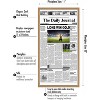 Americanflat 11x22 Newspaper Frame with plexiglass - Assorted Media Article Cover Frame - Available in a variety of Colors - 4 of 4