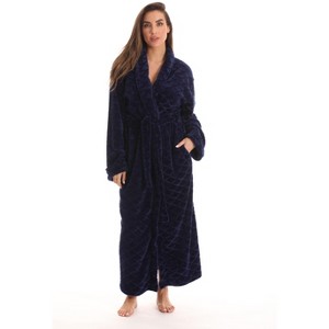 Just Love Velour Robe Bath Robes for Women Maxi Length - 1 of 3