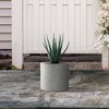 Rosemead Home & Garden Concrete Outdoor Planter Pot Cement Gray 12.5"x13.7"x12.5" - 4 of 4