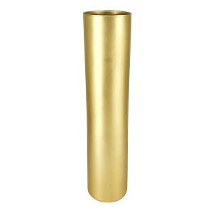 Slickblue Glass Cylinder Vase, Hand-Finished Display Piece, Slim Modern Style, Centerpiece Décor, Color and Size Options - 1 of 4