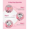 VEVOR Electric Cotton Candy Machine with Cart, 1000W Commercial Candy Floss Maker with 20.5 in Stainless Steel Bowl, Sugar Scoop, and Drawer, Pink - 4 of 4