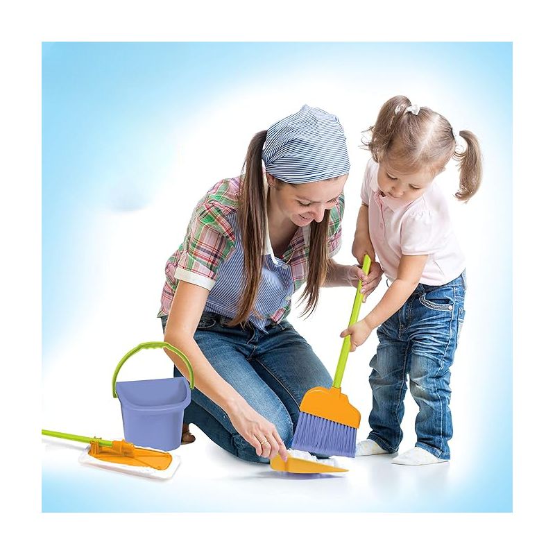 Kidzlane Kids Cleaning Set for Toddlers Kids Broom Set for Kids for Play, 3 of 4