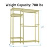VIPEK V2 Garment Rack Metal Clothing Rack for Hanging Clothes, Free Standing Closet Wardrobe, Max Load 700LBS - 3 of 4