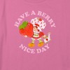 Girl's Strawberry Shortcake Distressed Have a Berry Nice Day Crop Top T-Shirt - 2 of 3