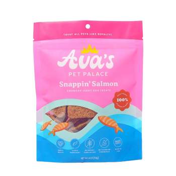 Ava's Pet Palace Snappin' Salmon Crunchy Jerky Dog Treat - 4oz
