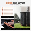VEVOR Collapsible Rain Barrel, 53 Gallon/201 L Portable Rain Water Collection Barrel, PVC Rainwater Collection System with Spigots and Overflow Kit - 4 of 4
