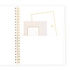 Sugar Paper Essentials 11"x9.5" 2026 Large Frosted Planner Green Stripe - 4 of 4