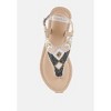 Chitra Pin Buckle Beaded Flat Sandals Women - 4 of 4