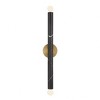 Savoy House Callaway 2 - Light Wall Light in  Black Marble/Warm Brass - 2 of 3