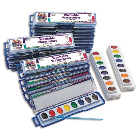 Color Splash!® Washable Watercolor Mega Pack, 8-Color Trays with Refills  (Pack of 36) - image 1 of 4