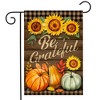 Briarwood Lane Double Sided Garden Flag 12x18 For Outdoor Be Grateful Fall For Fall Garden Flag Flags For Outside - 2 of 4
