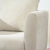 CAVINAS Modern Accent Chair, Upholstered Armchair with Pillow and Wood Legs, Comfy Reading Chair for Living Room - 3 of 4