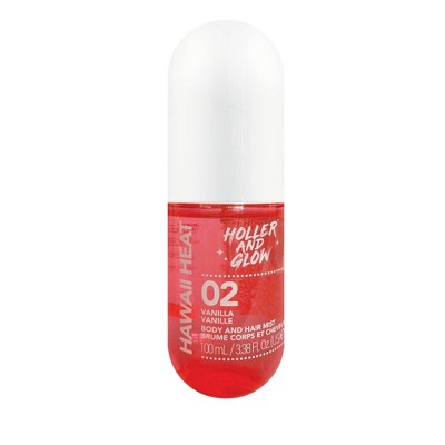 Holler and Glow Women's Body Spray - Hawaii Heat Vanilla - 3.38 fl oz