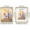 Americanflat Picture Frame with Oval Mat Insert and Shatter-Resistant Glass - Signature Collection - Photo Frame for Wall Display - 2 of 4