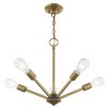 Livex Lighting Prague 5 - Light Chandelier in  Antique Brass/Bronze - 2 of 3