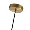 Dewdrop Single Light Gold Dome Pendant, Modern Hanging Ceiling Lamp for Kitchen Island Living Room - 4 of 4