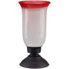 Livevie Roseberry Collection Hurricane Handmade Glass Votive Candle Holders for Weddings and Home Decor (Set of 2), Small - 2 of 4