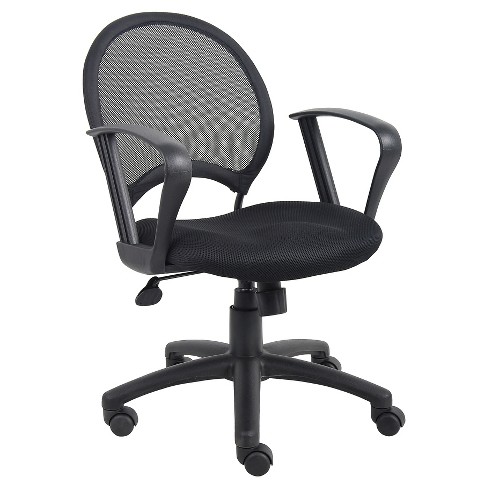 Boss Black Mesh Back Task Chair