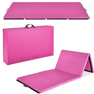 Best Choice Products 10ftx4ftx2in Folding Gymnastics Mat 4-Panel Exercise Workout Floor Mats w/ Handles - 1 of 4