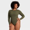 Women's Luxury Collection Luxe Stretch Long Sleeve Bodysuit - Auden™ - 4 of 4