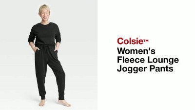 Women s Fleece Lounge Jogger Pants Colsie Target