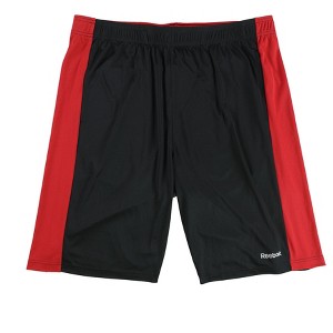 Reebok Mens Color Block Drawstring Athletic Workout Shorts