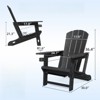 VisioGear Patio Adirondack Chair with Cup Holder - 3 of 4
