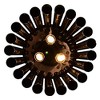 CWI Lighting Fermont 6 Light Satin Nickel and Pearl Black Mini Pendant - 4 of 4