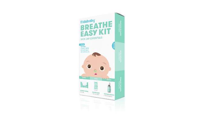 Frida Baby Breathe Easy Kit Sick Day Essentials with Vapor Wipes, Vapor Rub and Vapor Drops, 2 of 10, play video