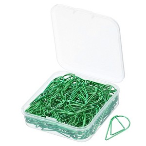 Unique Bargains Drop-Shaped Metal Prevent Tearing Pages Home Office Paper Clip 150 Pcs - 1 of 4