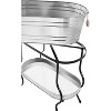 BirdRock Home 35G Stainless Steel Beverage Tub with Stand - Oval - 2 of 4
